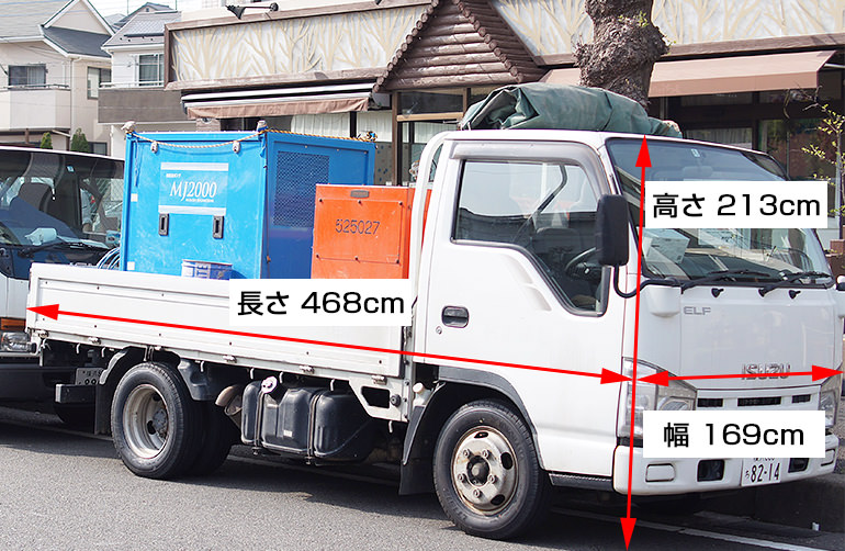 作業車 寸法02